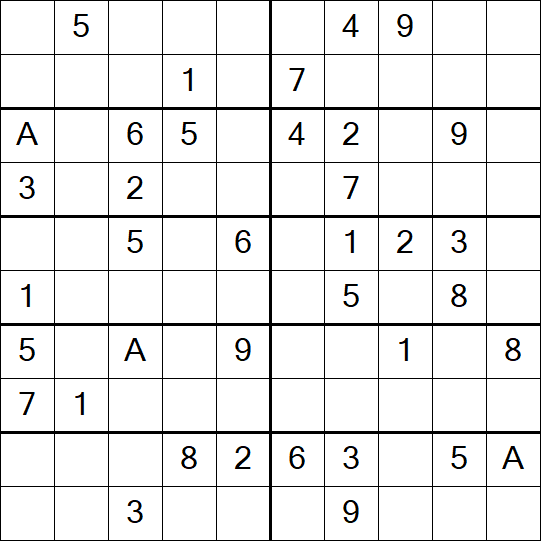 Sudoku 10x10 - Medium