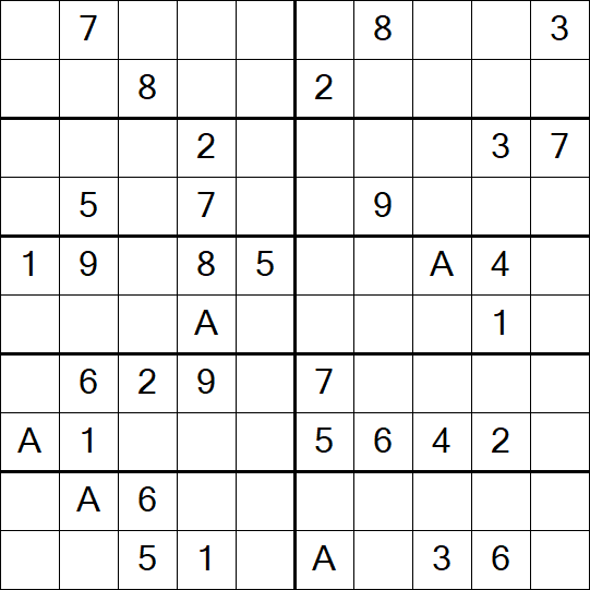 Sudoku 10x10 - Medium