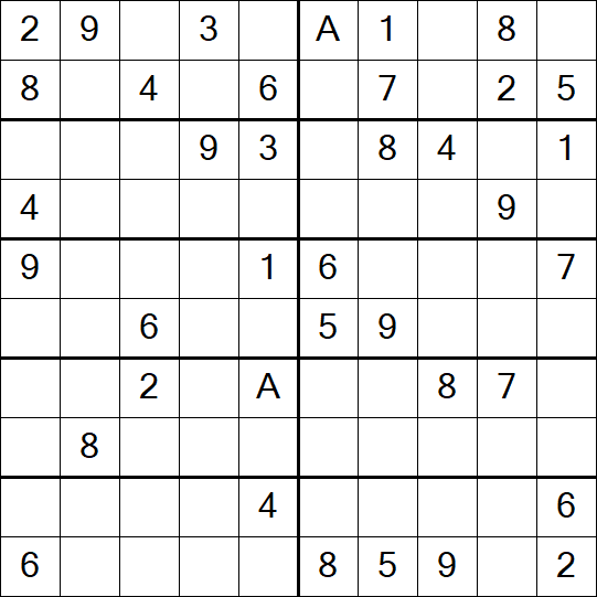 Sudoku 10x10 - Medium