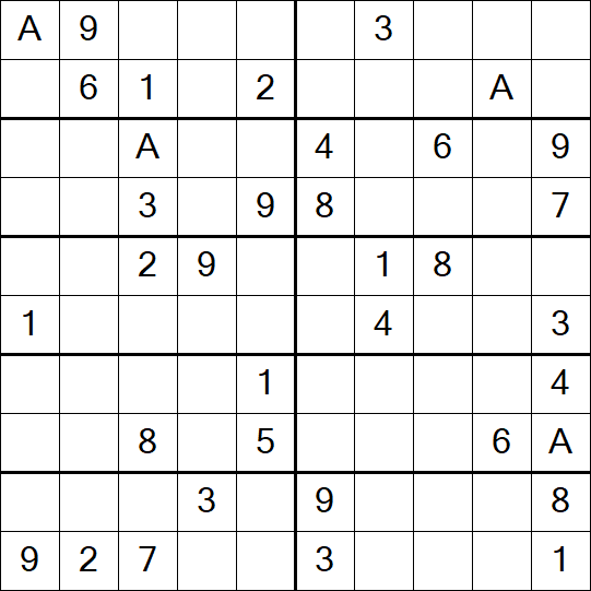 Sudoku 10x10 - Medium