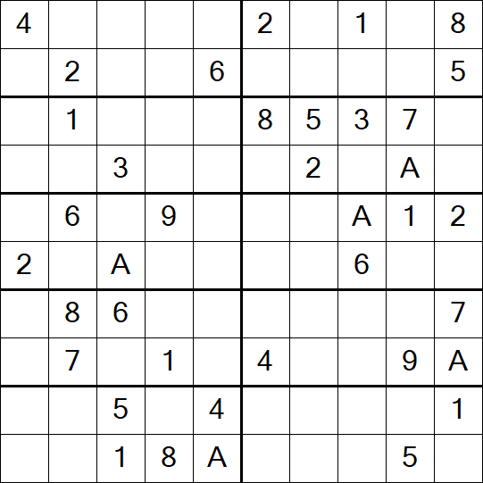 Sudoku 10x10 - Medium
