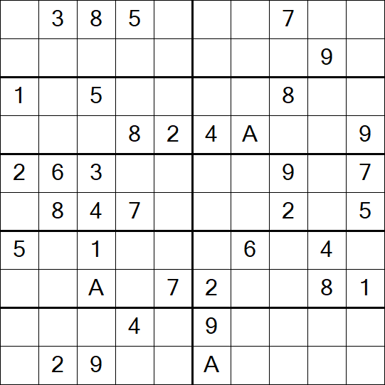 Sudoku 10x10 - Medio