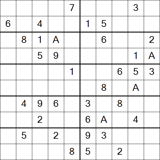 Sudoku 10x10 - Medium
