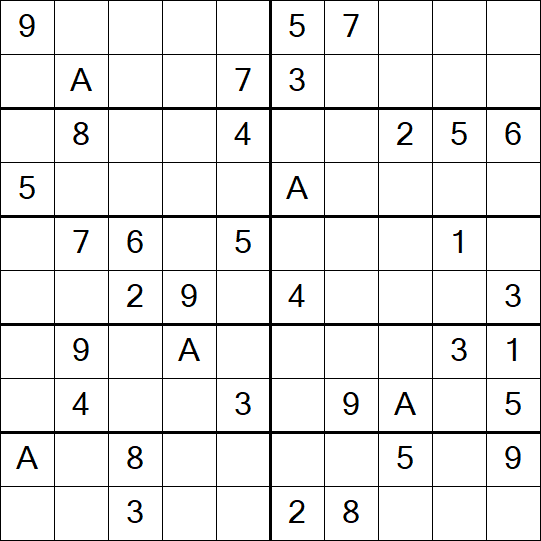 Sudoku 10x10 - Medium