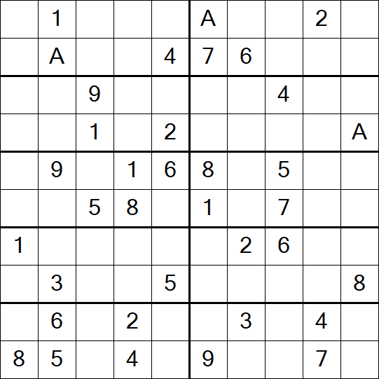 Sudoku 10x10 - Medium