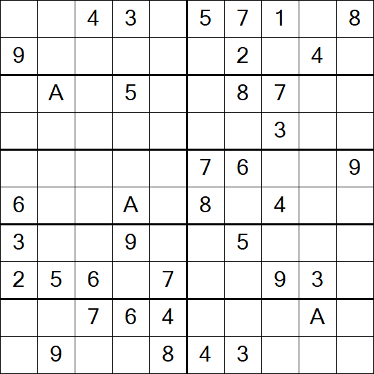 Sudoku 10x10 - Medium