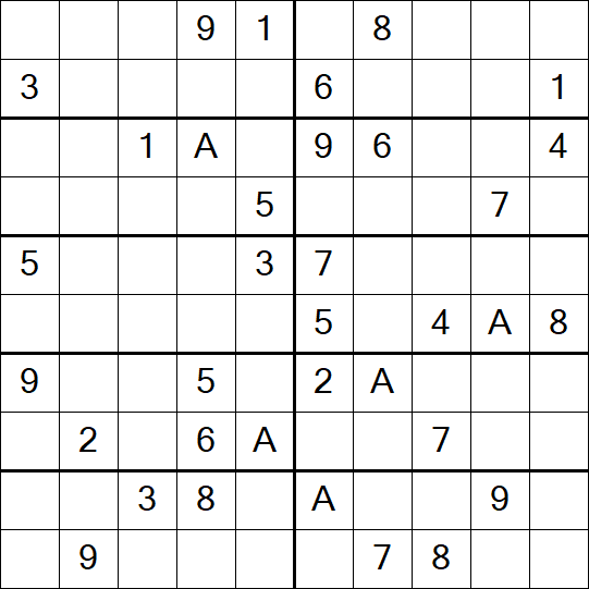 Sudoku 10x10 - Medium