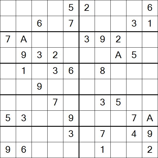 Sudoku 10x10 - Medio