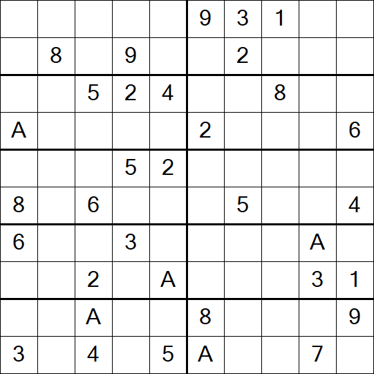 Sudoku 10x10 - Medium