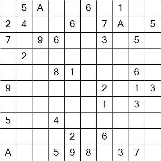 Sudoku 10x10 - Medium