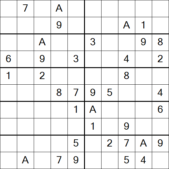 Sudoku 10x10 - Medium