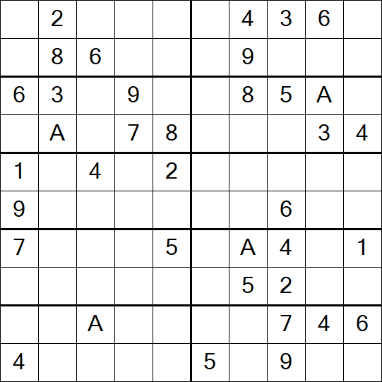 Sudoku 10x10 - Médio
