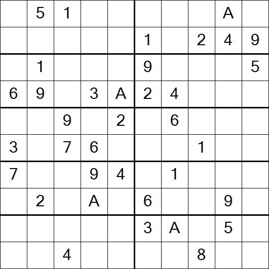 Sudoku 10x10 - Medium