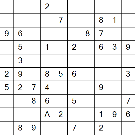 Sudoku 10x10 - Medium