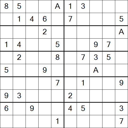Sudoku 10x10 - Medium