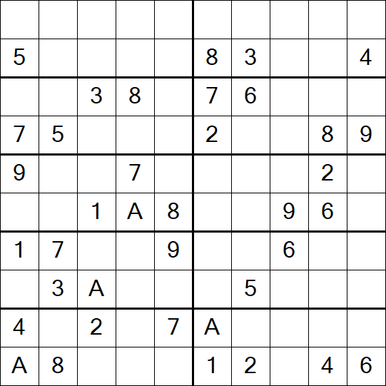 Sudoku 10x10 - Medium