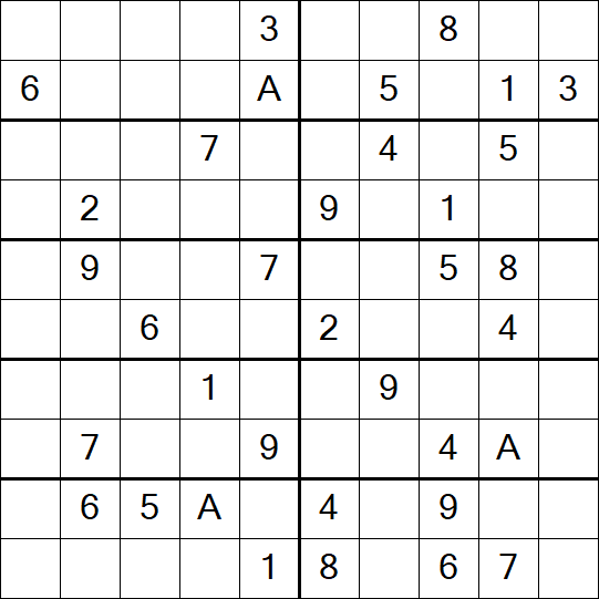 Sudoku 10x10 - Medium