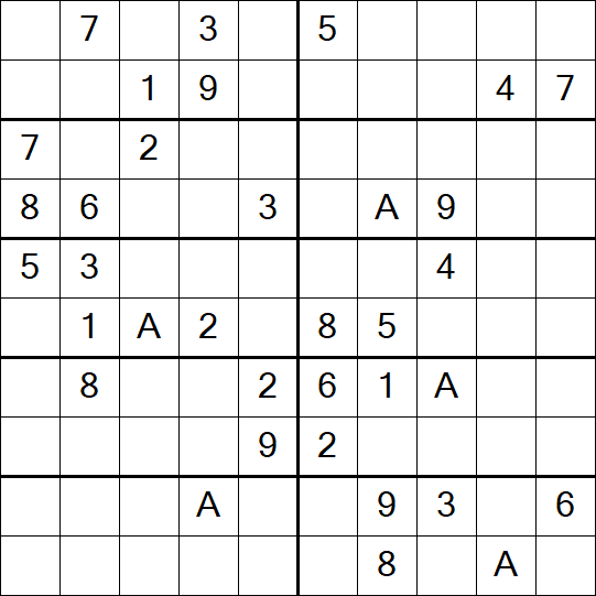Sudoku 10x10 - Medium