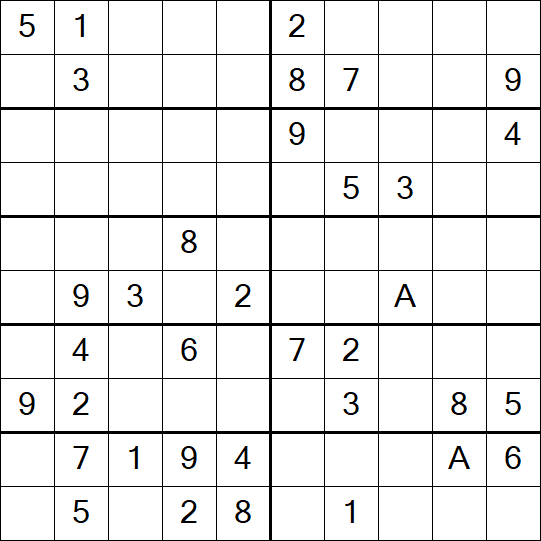 Sudoku 10x10 - Medium