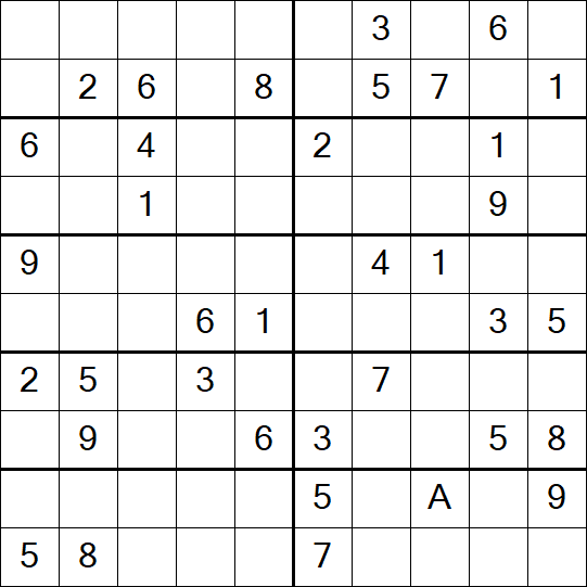 Sudoku 10x10 - Medium