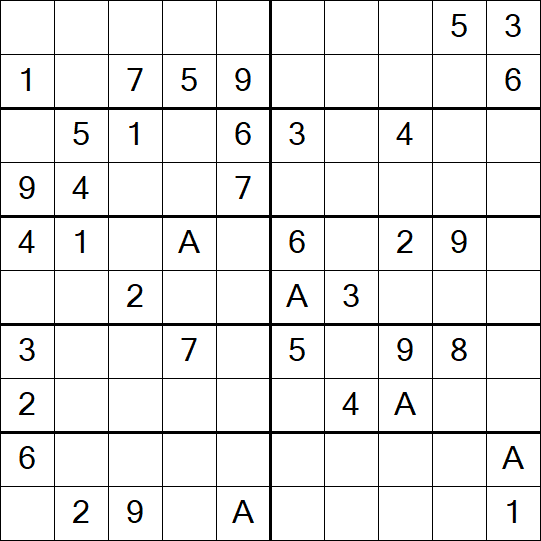 Sudoku 10x10 - Medium