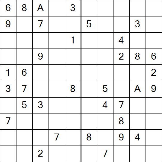Sudoku 10x10 - Medium