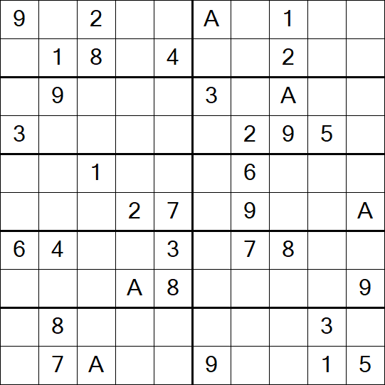 Sudoku 10x10 - Medium