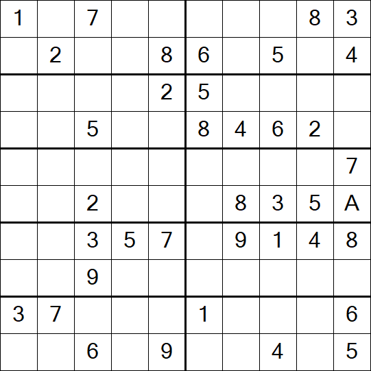Sudoku 10x10 - Medium