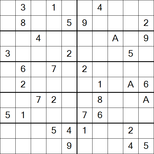 Sudoku 10x10 - Medium