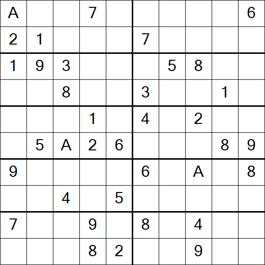 Sudoku 10x10 - Medium
