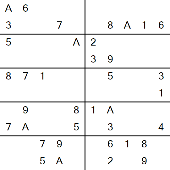 Sudoku 10x10 - Medium