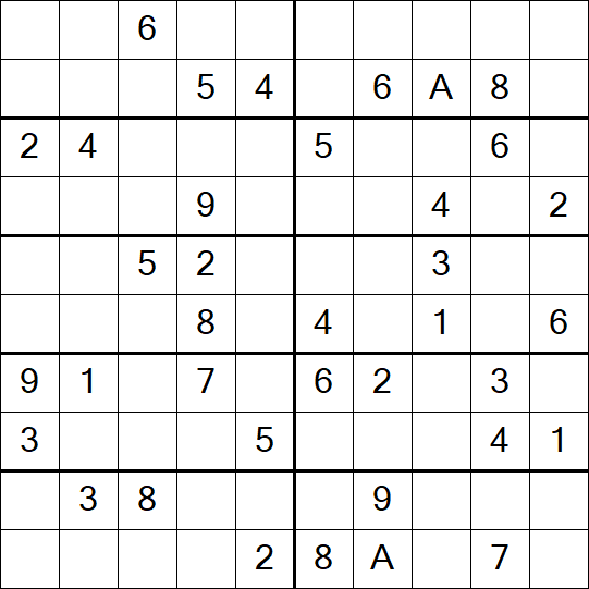 Sudoku 10x10 - Medium