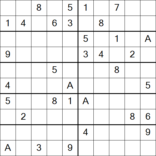Sudoku 10x10 - Medium
