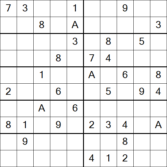 Sudoku 10x10 - Medium