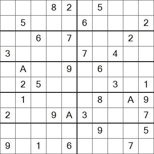 Sudoku 10x10 - Medium