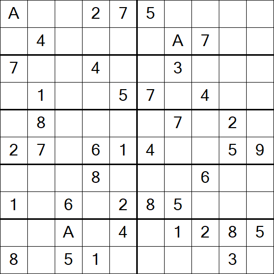 Sudoku 10x10 - Medium