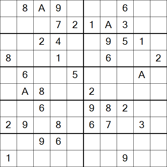 Sudoku 10x10 - Medium