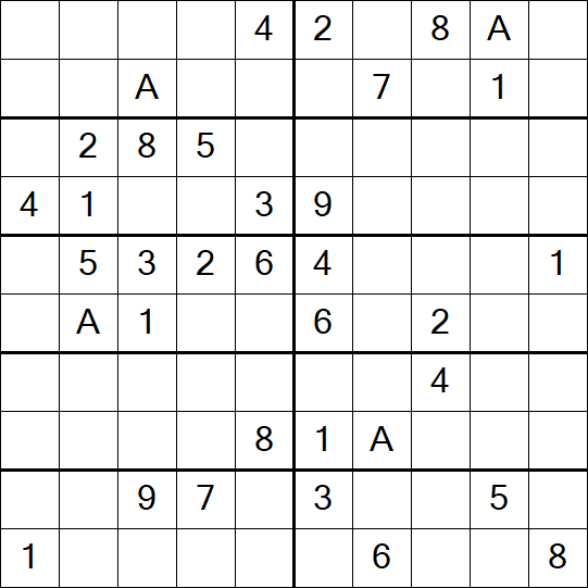 Sudoku 10x10 - Medium