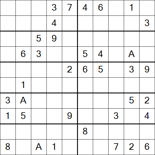Sudoku 10x10 - Medium