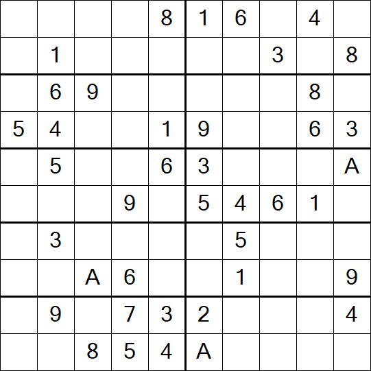 Sudoku 10x10 - Medium