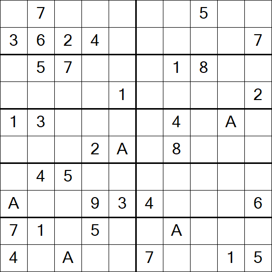 Sudoku 10x10 - Medium