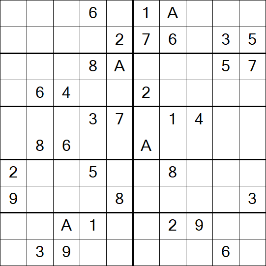 Sudoku 10x10 - Medium