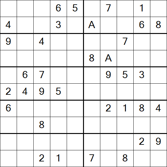 Sudoku 10x10 - Medium