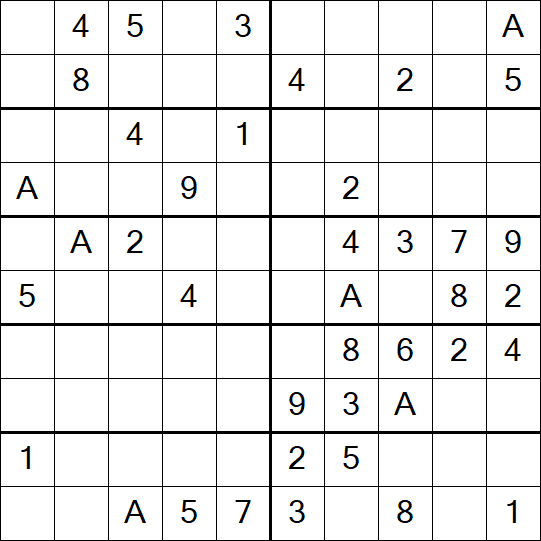 Sudoku 10x10 - Medium