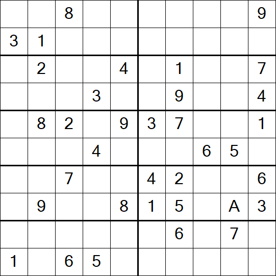 Sudoku 10x10 - Medium