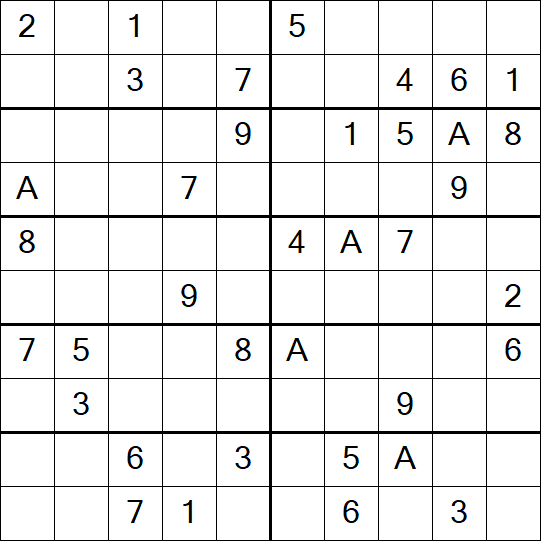 Sudoku 10x10 - Medium