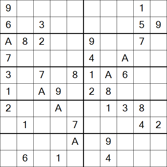 Sudoku 10x10 - Medium