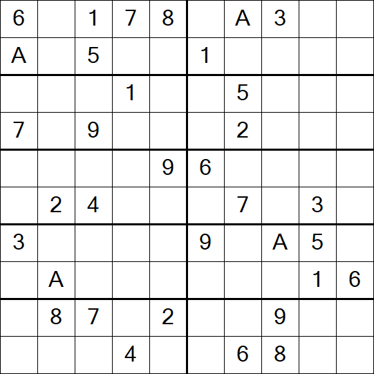 Sudoku 10x10 - Medium