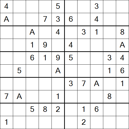 Sudoku 10x10 - Medium