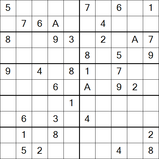 Sudoku 10x10 - Medium